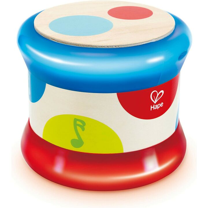 Hape Baby Drum - Colorful Rolling Musical Toy