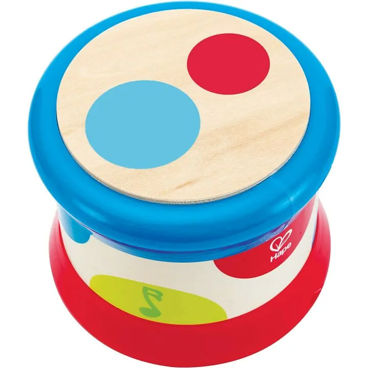 Hape Baby Drum - Colorful Rolling Musical Toy