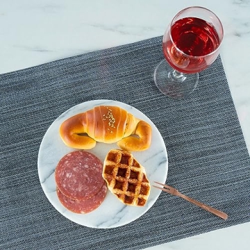 Natural Marble Trivet Serving Board 8 Inch Off-White