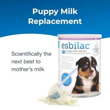 Pet-Ag Esbilac Puppy Milk Replacer Powder - 12 oz - Powdered Puppy Formula with Prebiotics, Probiotics & Vitamins for Puppies Newborn to Six Weeks Old - Easy to Digest