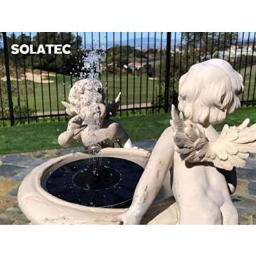 Eco-Friendly Solar Fountain Pump for Bird Baths and Ponds