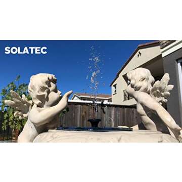 Eco-Friendly Solar Fountain Pump for Bird Baths and Ponds