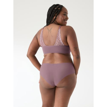 True Body Triangle Lace Racerback Bra for Ultimate Comfort