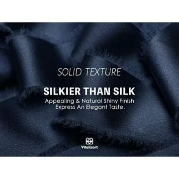 Buy Vitalizart Navy Blue Silk Satin Ribbon 15 Yards Roll