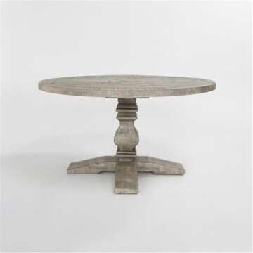 Kosas Home Sagrada Table - Stylish Solid Wood for 5