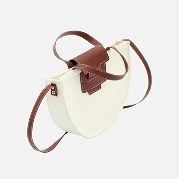 YAHUAN Cute Small Crossbody Felt Tote Bag for Women