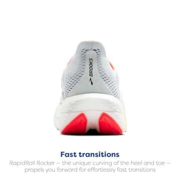 Brooks Women’s Hyperion Max 2 Neutral Running Shoe - Illusion/Coral/Black - 7.5 Medium