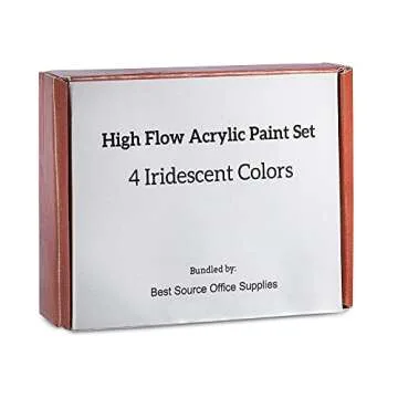 Golden Acrylics High Flow Paint Set - 4 Iridescent Colors