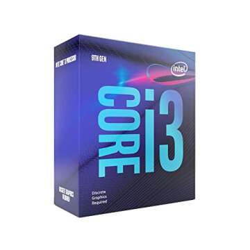 Intel Core i3-9100F Desktop Processor 4 Core Up to 4.2 GHz without Processor Graphics LGA1151 300 Series 65W
