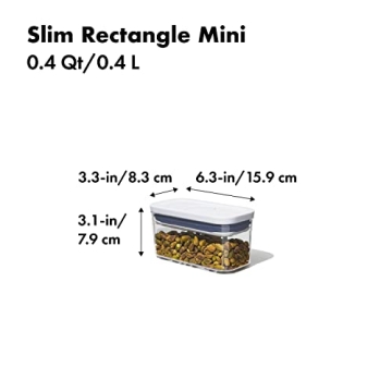 OXO Good Grips Slim POP Container 0.4 Qt for Kitchen