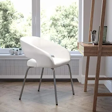 Stylish LeatherSoft Side Reception Chair for Modern Comfort