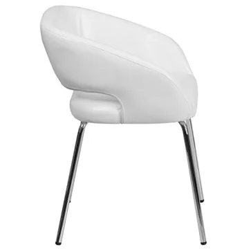 Stylish LeatherSoft Side Reception Chair for Modern Comfort