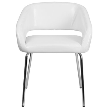 Stylish LeatherSoft Side Reception Chair for Modern Comfort