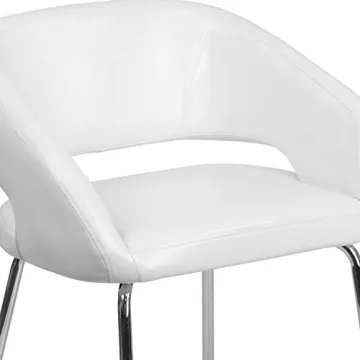 Stylish LeatherSoft Side Reception Chair for Modern Comfort