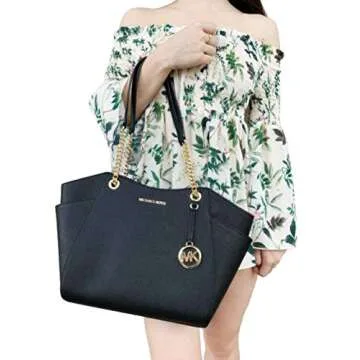 Michael Kors Women's Jet Set Travel Tote No Size (Black)