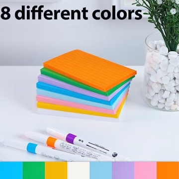 HEYPLACE 300PCS Color Index Cards for Studying and Organizing