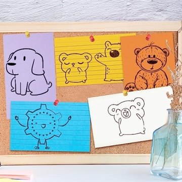 HEYPLACE 300PCS Color Index Cards for Studying and Organizing