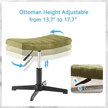 Art Leon Criss Cross Chair - Stylish Armless Desk Chair