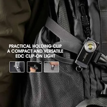 WUBEN G2 Flashlight - Compact 500 Lumens Keychain Light