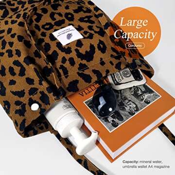 Stylish LHMTQVK Corduroy Tote Bag for Everyday Use
