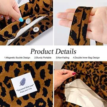 Stylish LHMTQVK Corduroy Tote Bag for Everyday Use