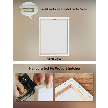 Creoate Blue Canvas Wall Art Set - Ready to Hang 3 Pieces