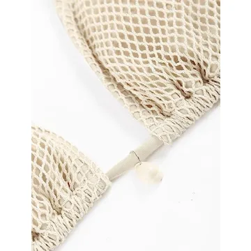 ZAFUL Women's Multiway Fishnet Bikini Stylish Swimwear