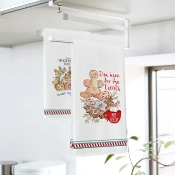 Seliem Christmas Gingerbread Decorative Kitchen Dish Towel