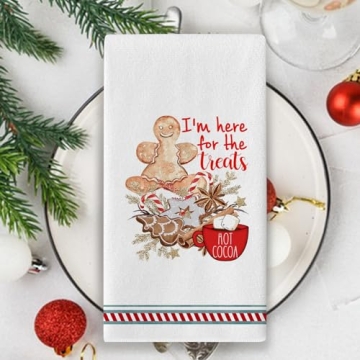 Seliem Christmas Gingerbread Decorative Kitchen Dish Towel