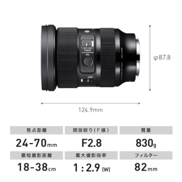 Sigma 24-70mm F2.8 DG DN Art Lens for Sony E