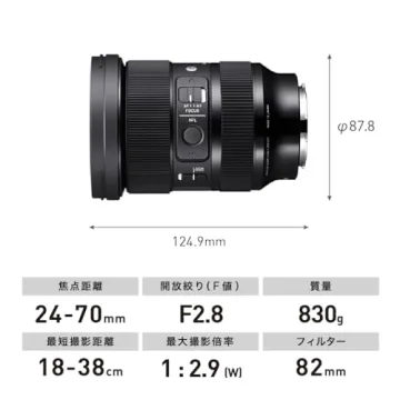Sigma 24-70mm F2.8 DG DN Art Lens for Sony E