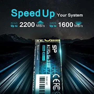 Silicon Power 2TB NVMe M.2 PCIe Gen3x4 2280 SSD Solid State Drive (SP002TBP34A60M28)