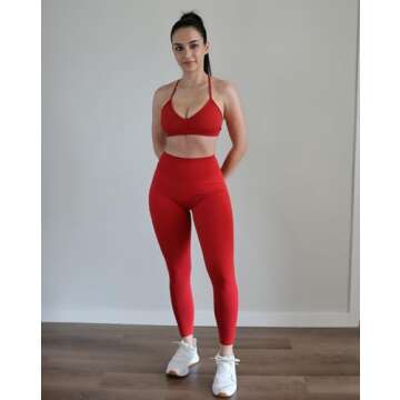 AUROLA Women Workout Leggings: High Waist & Seamless