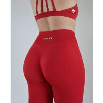 AUROLA Women Workout Leggings: High Waist & Seamless