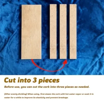 Nan Yante Clarinet Cork Replacement Kit | 3 PCS /37x90mm Corks, Cork Grease, Glue, Knife, 2x Sandpaper, Rope | Complete Maintenance & Repair Set