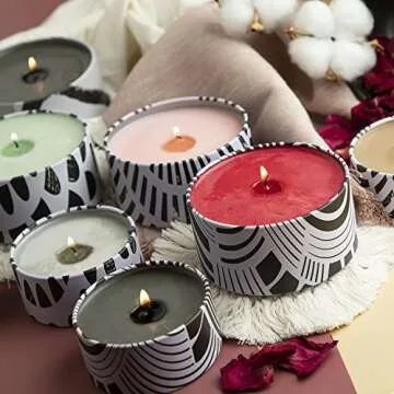 Hearth & Harbor Candle Tins - 12 Pack for DIY Gifts