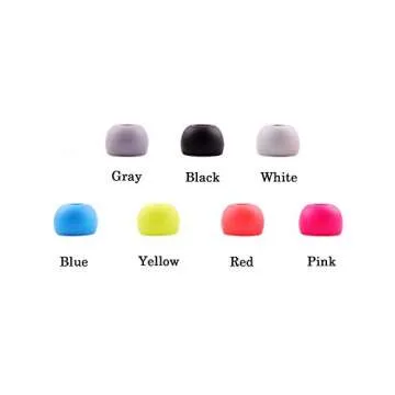 Premium Silicone Ear Tips for Powerbeats 2 & 3 - 4 Pairs (White)