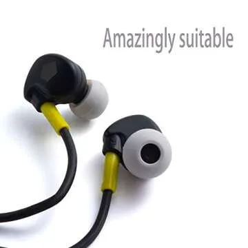 Premium Silicone Ear Tips for Powerbeats 2 & 3 - 4 Pairs (White)