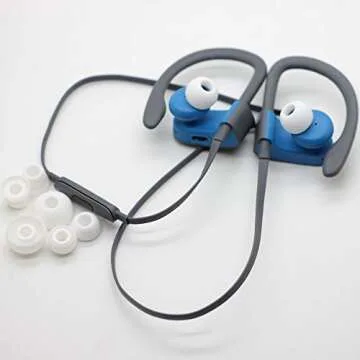 Premium Silicone Ear Tips for Powerbeats 2 & 3 - 4 Pairs (White)