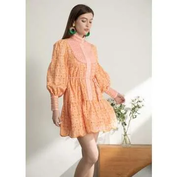 Aoxwomens Long Sleeve Midi Dress - Comfort and Style