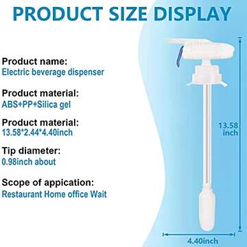 2pack Automatic Drink Dispenser, Modern Plastic Milk Juice Dispenser, Spill Proof as seen on TV Beverage Dispenser for Home Kitchen Party Wedding Decoration Outdoor
