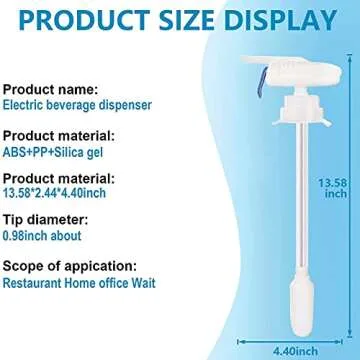 2pack Automatic Drink Dispenser, Modern Plastic Milk Juice Dispenser, Spill Proof as seen on TV Beverage Dispenser for Home Kitchen Party Wedding Decoration Outdoor