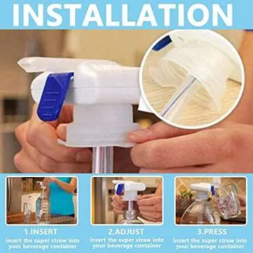 2pack Automatic Drink Dispenser, Modern Plastic Milk Juice Dispenser, Spill Proof as seen on TV Beverage Dispenser for Home Kitchen Party Wedding Decoration Outdoor