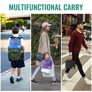 Genteen Lunch Box Kids,Insulated Lunch Bag Kids Boys Girls,Soft Bag Mini Cooler Back to School Therm...