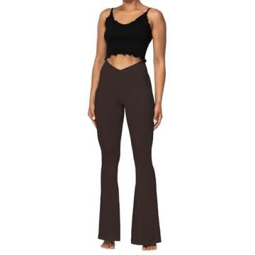 Sunzel Flare Leggings with Pockets & Tummy Control