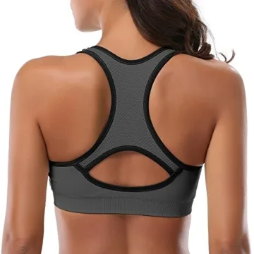 MIRITY High Impact Racerback Sports Bras for Women