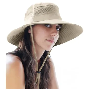 GearTOP Wide Brim Sun Hat for Ultimate UV Protection - Stylish Camping, Fishing & Beach Hat