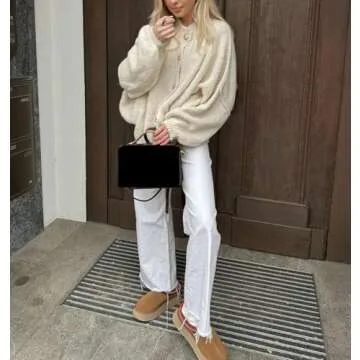 Trendy Women's Winter Oversized Cardigan Sweater