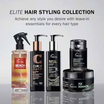 TRUSS Beach Waves - Texturizing Styling Spray for Hair to Achieve The Perfect Natural Beach Wave Effect - All Hair Types (8.79oz)