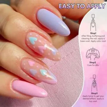 Makartt Gel Nail Polish Kit- 22 Bright Colors Gel Nail Polish Set Crystal Rose Classic Green Peach Pink Empire Yellow Color Fall Trend Soak off LED Gel Polish with Base/Top Coat, Manicure Salon Home